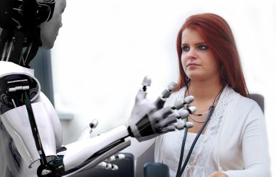 Human and robot